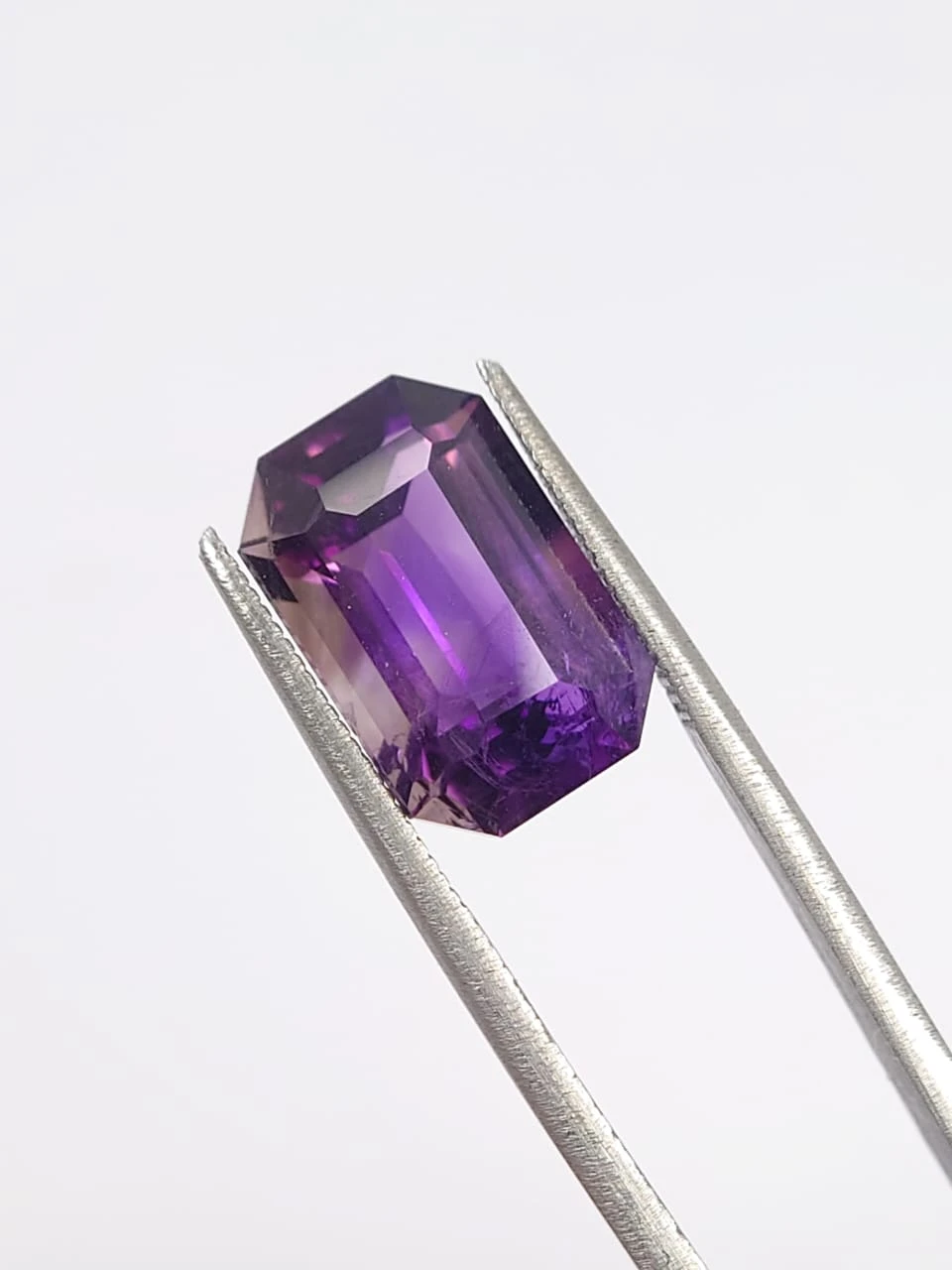 6.25ct Natural Amethyst Emerald Cut loose Gemstone From Nigeria — view 3